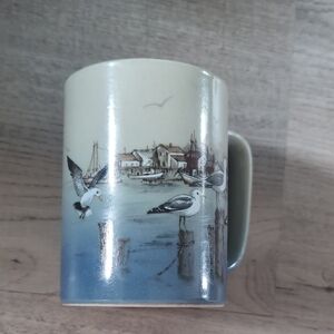 Seaside Scene Ceramic Mug